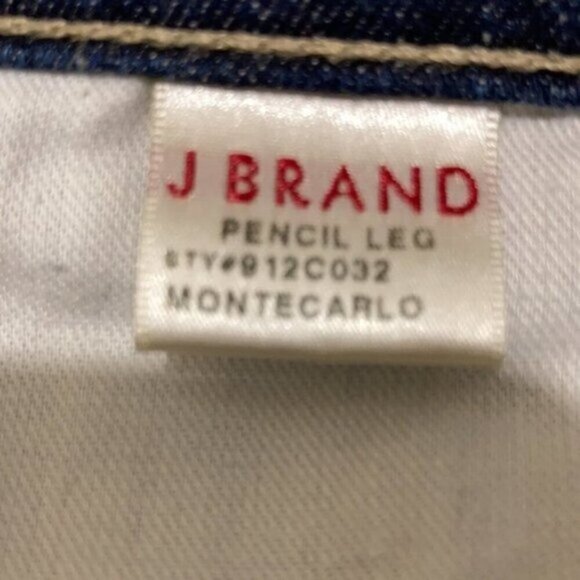 J BRAND MonteCarlo Pencil Leg Skinny Low Rise Jeans 912 - Picture 12 of 12